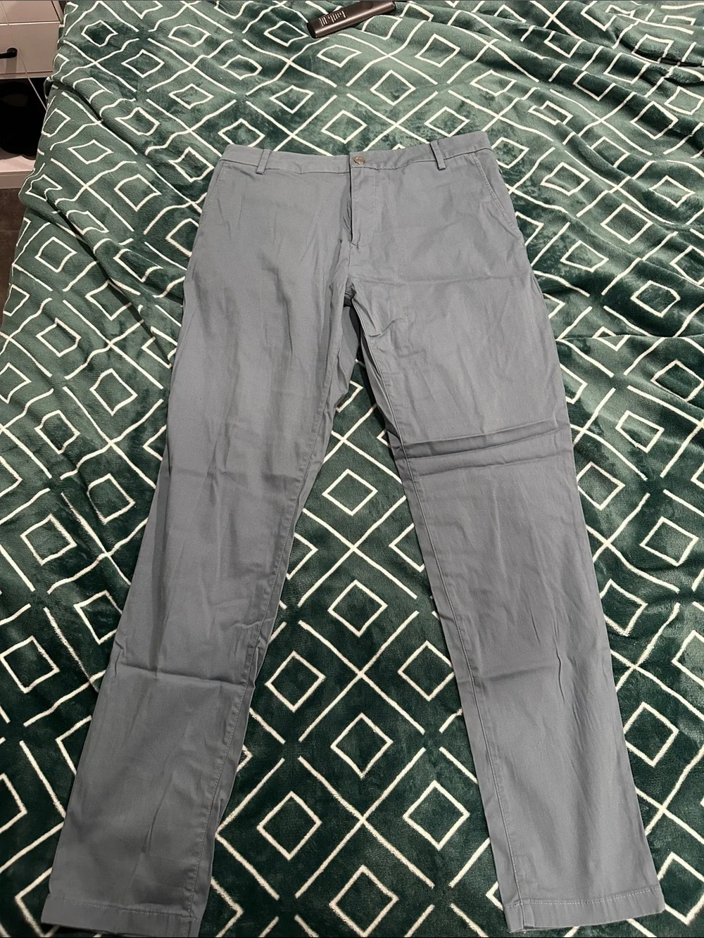 Birddogs Straight-Leg Chinos in Steel Blue